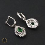 5 سرویس نقره زنانه طرح ملکه پر رنگ - کد 7093 - تصویر 5
