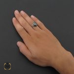 5 انگشتر حدید سینی با حکاکی ان الحسین مصباح الهدی و سفینه النجاه مردانه - کد 8364 - تصویر 5