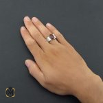 انگشتر عقیق یمن مردانه رکاب هنر دست استاد قاسمی - کد 8521 - تصویر 5