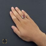 5 انگشتر عقیق یمن مردانه دست ساز - کد 8526 - تصویر 5