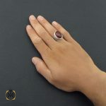 5 انگشتر عقیق یمن مردانه دست ساز - کد 8527 - تصویر 5