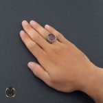 5 انگشتر یاقوت سرخ آفریقایی خوش رنگ مردانه - کد 8544 - تصویر 5