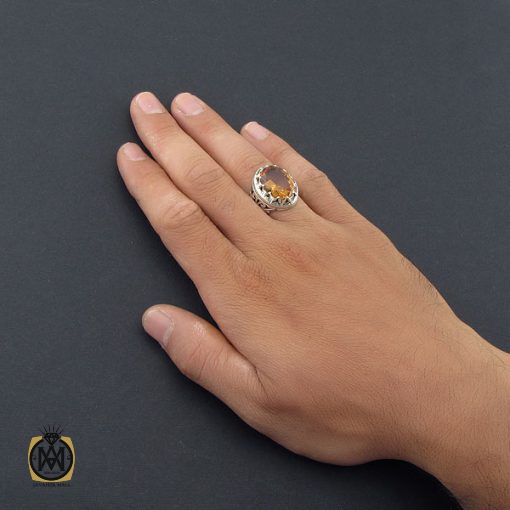 5 انگشتر زولتنایت مردانه دست ساز - کد 8555 - تصویر 5