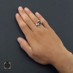 انگشتر عقیق یمن مرغوب مردانه رکاب هنر دست استاد قاسمی - کد 8559 - تصویر 5