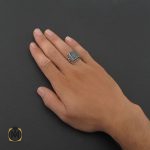 5 انگشتر حدید سینی با حکاکی ان الحسین مصباح الهدی وسفینه النجاه مردانه - کد 8371 - تصویر 5
