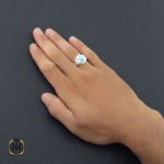 5 انگشتر فیروزه نیشابور مردانه رکاب هنر دست استاد شرفیان - کد 8578 - تصویر 5