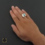 5 انگشتر فیروزه نیشابوری مردانه - کد 8394 - تصویر 5