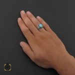 5 انگشتر فیروزه نیشابوری مردانه - کد 8396 - تصویر 5