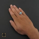 5 انگشتر فیروزه نیشابوری مردانه - کد 8397 - تصویر 5
