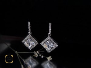 5035 گوشواره نقره زنانه طرح سیمین - کد 5035 - تصویر 5