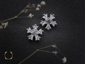 5036 گوشواره نقره زنانه طرح پوپک - کد 5036 - تصویر 5