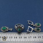 6 سرویس جید و مارکازیت طرح لادن زنانه - کد 7064 - تصویر 7