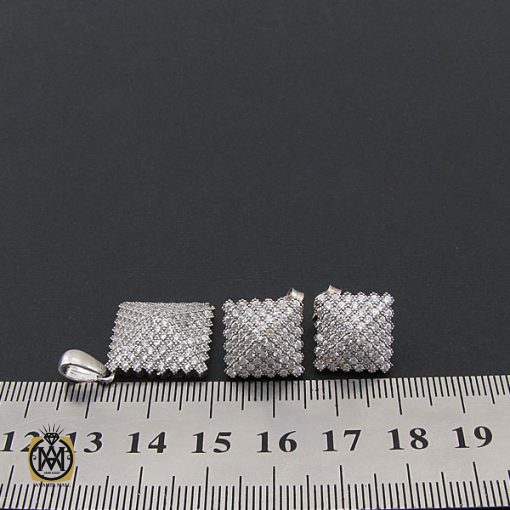 سرویس نقره زنانه طرح پونه - کد 7072 - تصویر 6