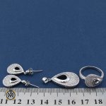 سرویس نقره طرح دلدار زنانه - کد 7059 - تصویر 7