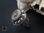 انگشتر عقیق باباقوری مردانه - کد 8410 - تصویر 6