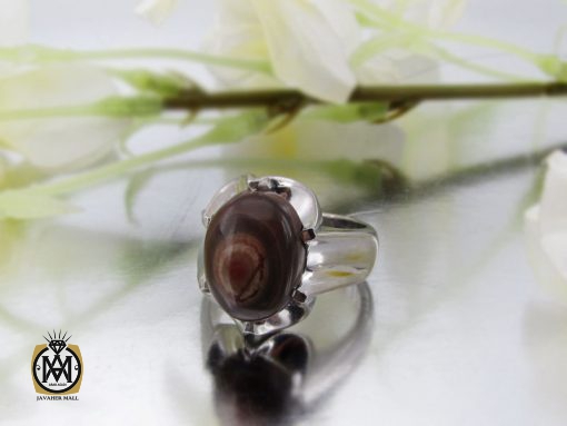 8413 انگشتر عقیق باباقوری یمنی اصل مردانه - کد 8413 - تصویر 6