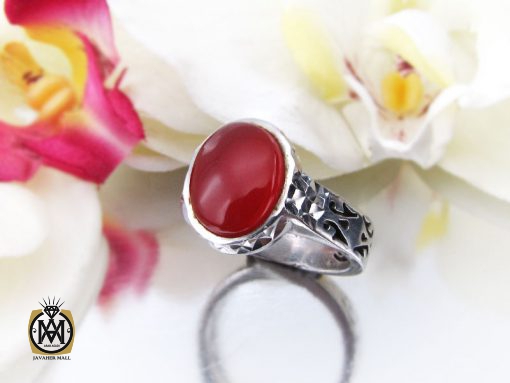 8414 انگشتر عقیق یمن مردانه - کد 8414 - تصویر 6