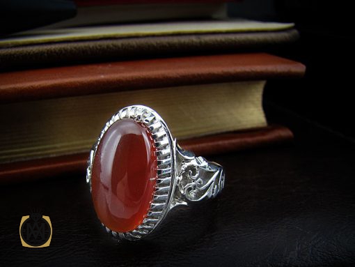 انگشتر عقیق یمن مردانه - کد 8416 - تصویر 6