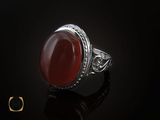 انگشتر عقیق یمن مردانه - کد 8420 - تصویر 6