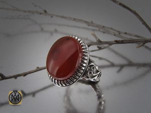 8426 انگشتر عقیق یمن مردانه - کد 8426 - تصویر 6