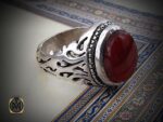انگشتر عقیق یمن مردانه دست ساز – کد 8480 - تصویر 6