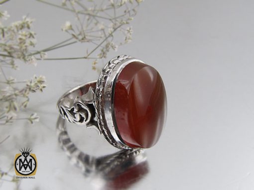 انگشتر عقیق یمن مردانه - کد 8484 - تصویر 6