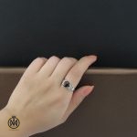 سرویس عقیق یمن زنانه طرح هما - کد 7096 - تصویر 8