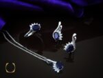سرویس یاقوت کبود زنانه طرح پانیذ - کد 7107 - تصویر 9