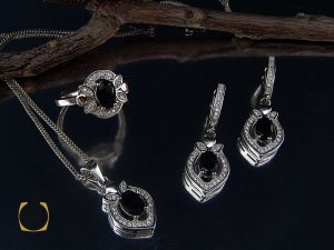 00 سرویس یاقوت کبود زنانه طرح کیانا - کد 7113 - تصویر 10