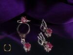 سرویس یاقوت سرخ زنانه طرح گلسا - کد 7114 - تصویر 10