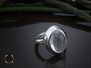 انگشتر دُر نجف مرغوب مردانه دست ساز – کد 8784 - تصویر 6