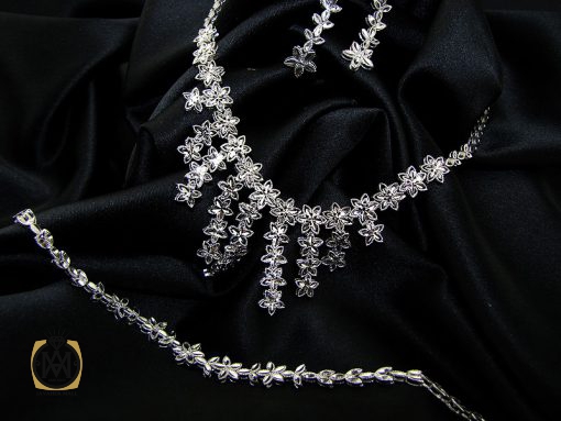 سرویس نقره زنانه طرح ملکه لوکس - 7129 - تصویر 2