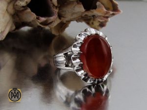 00 انگشتر عقیق یمن مردانه - کد 8615 - تصویر 6