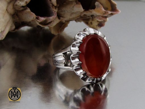 انگشتر عقیق یمن مردانه - کد 8615 - تصویر 6