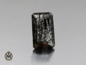 00 نگین تک کوارتز رُتایل خوش رنگ - کد 9053 - تصویر 5
