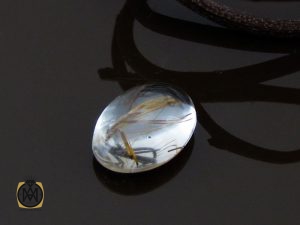 00 نگین تک کوارتز رُتایل خوش رنگ - کد 9055 - تصویر 5