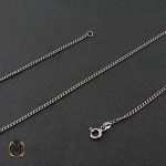 زنجیر نقره زنانه طرح جذاب 45 سانتی – کد 10012