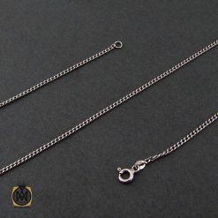 زنجیر نقره زنانه طرح جذاب 45 سانتی – کد 10012 زنجیر نقره زنانه طرح جذاب 45 سانتی – کد 10012