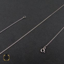 زنجیر نقره طرح جذاب 50 سانتی زنانه – کد 10014 زنجیر نقره طرح جذاب 50 سانتی زنانه – کد 10014