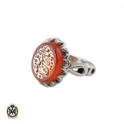 انگشتر عقیق یمن با حکاکی یا اباعبدالله الحسین مردانه - کد 8661 انگشتر عقیق یمن با حکاکی یا اباعبدالله الحسین مردانه - کد 8661