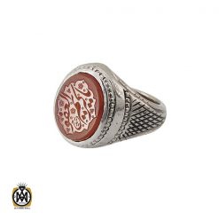 انگشتر عقیق یمن مردانه با حکاکی یا کریم العفو استاد حیدر - کد 8597 انگشتر عقیق یمن مردانه با حکاکی یا کریم العفو استاد حیدر - کد 8597