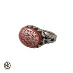 1 انگشتر عقیق یمن با حکاکی یا رقیه ریحانه الحسین - کد 8673