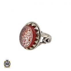انگشتر عقیق یمن با حکاکی یا جواد ابن الرضا - کد 8675 انگشتر عقیق یمن با حکاکی یا جواد ابن الرضا - کد 8675