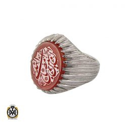 انگشتر عقیق یمن مردانه با حکاکی ان الحسین مصباح الهدی استاد حیدر - کد 8604 انگشتر عقیق یمن مردانه با حکاکی ان الحسین مصباح الهدی استاد حیدر - کد 8604