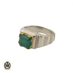 انگشتر زمرد زامبیا مرغوب مردانه هنر دست استاد باقرزاده - کد 8733 انگشتر زمرد زامبیا مرغوب مردانه هنر دست استاد باقرزاده - کد 8733
