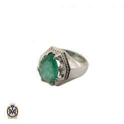 انگشتر زمرد اتیوپی اصل مردانه فاخر و ارزشمند - کد 8583 انگشتر زمرد اتیوپی اصل مردانه فاخر و ارزشمند - کد 8583