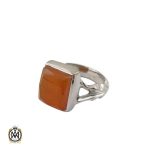 انگشتر عقیق یمن مردانه دست ساز - کد 8760