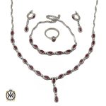1 سرویس یاقوت سرخ زنانه طرح روشنا - کد 7121