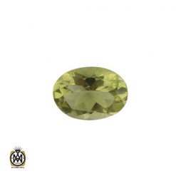 نگین تک توپاز لیمویی شفاف - کد 9052 نگین تک توپاز لیمویی شفاف - کد 9052