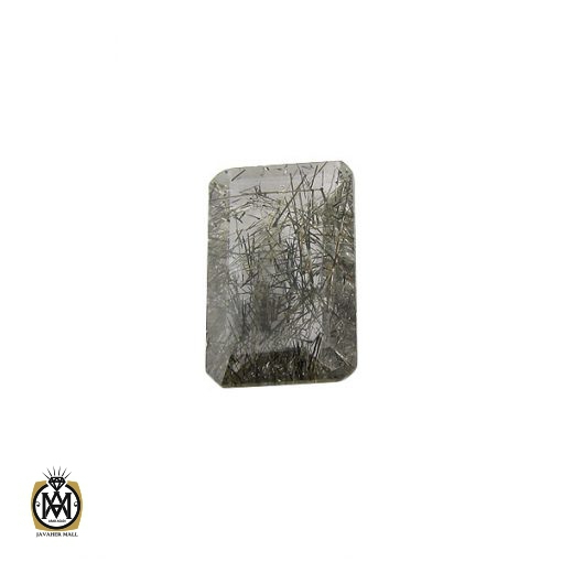 1 نگین تک کوارتز رُتایل خوش رنگ - کد 9053 - تصویر 1